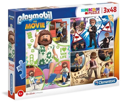 Playmobil Puslespil , The Movie 3 in 1