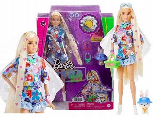 Barbie Extra dukker # 12, blomster 