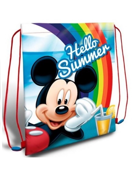 Disney Mickey gymnastiktaske 40 cm , Hello Summer