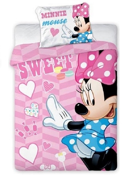 Disney Minnie junior sengetøj Sweat ,100*135 cm /40* 60 cm