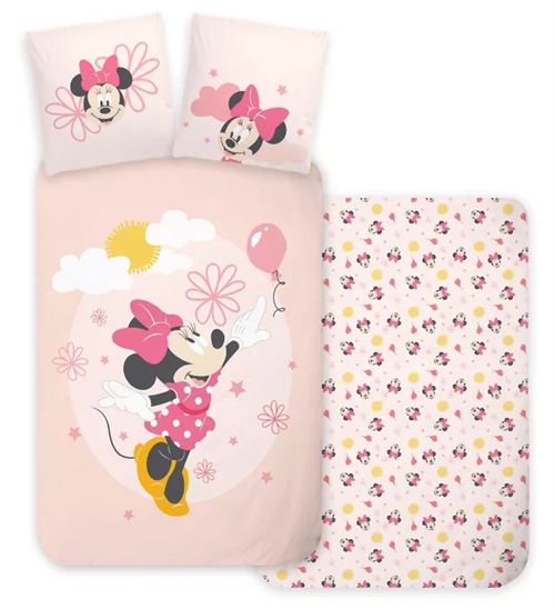 Disney Minnie sengetøj lyserød , 140*200 cm