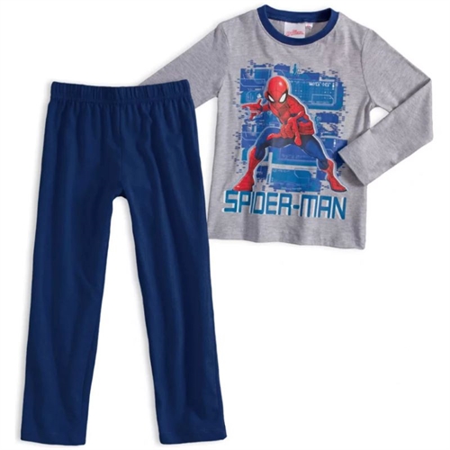 Spiderman nattøj , grå/navy