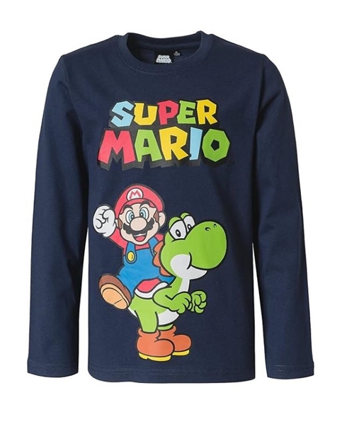 Super Mario bluse til børn, navy