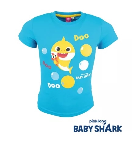 Baby Shark t-shirt blå