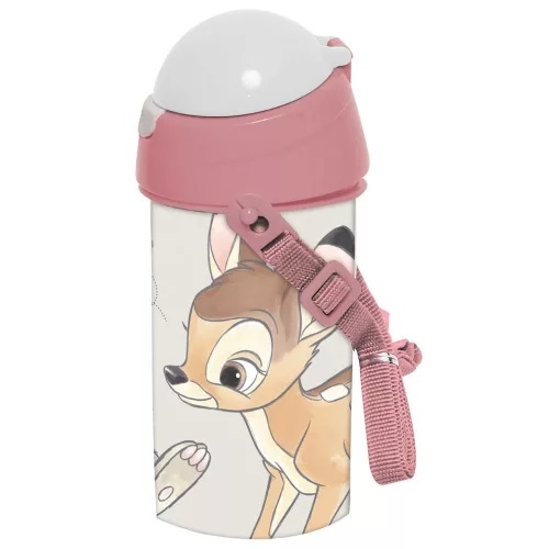 Bambi drikkedunk med pop op sugerør