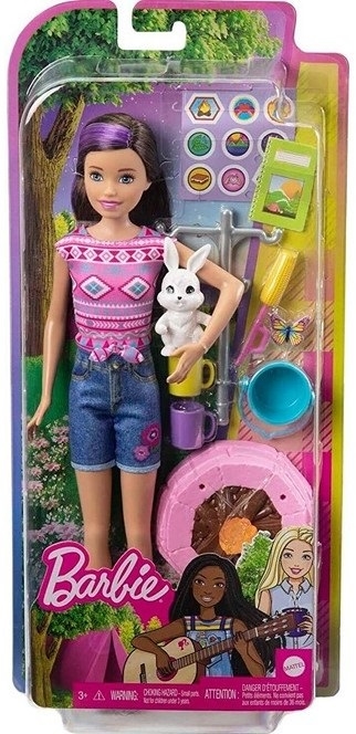 Barbie dukke , Barbie camping skipper m. kanin