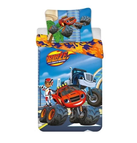 Blaze Race junior sengtøj, 100*135 cm / 40*60 cm