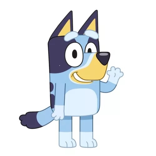 Bluey decor pude , Bluey 31 cm