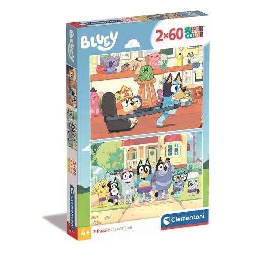 Bluey puslespil 2* 60 brikker