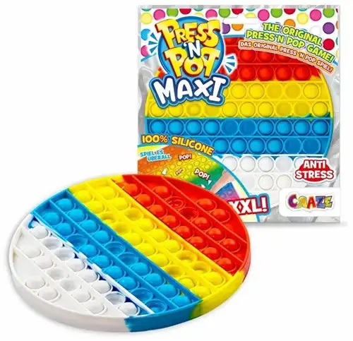 Pop It CRAZE Press'n Pop Maxi Pop-It Game XXL , Ø 24 cm