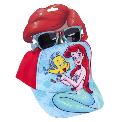 Den lille havfrue Ariel kasket og solbriller