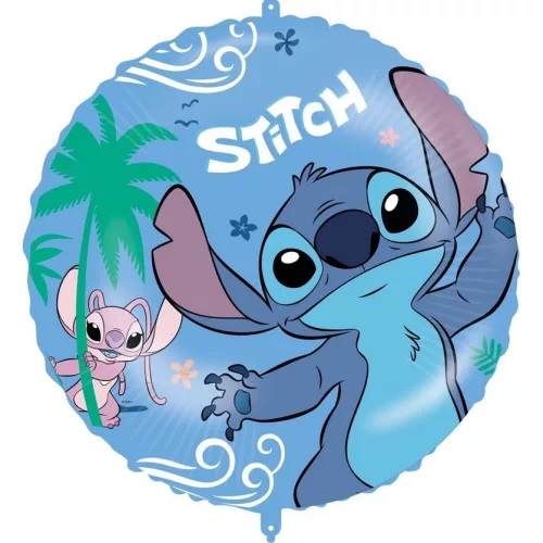 Disney Lilo og Stitch rund folieballon 46cm