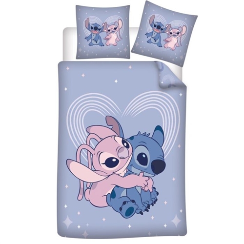 Disney Stitch sengetøj lilla, 140*200 cm