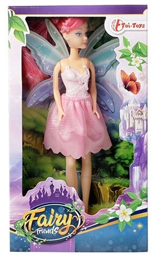 Fe dukker 18 cm , Fairy Friends , lyserød