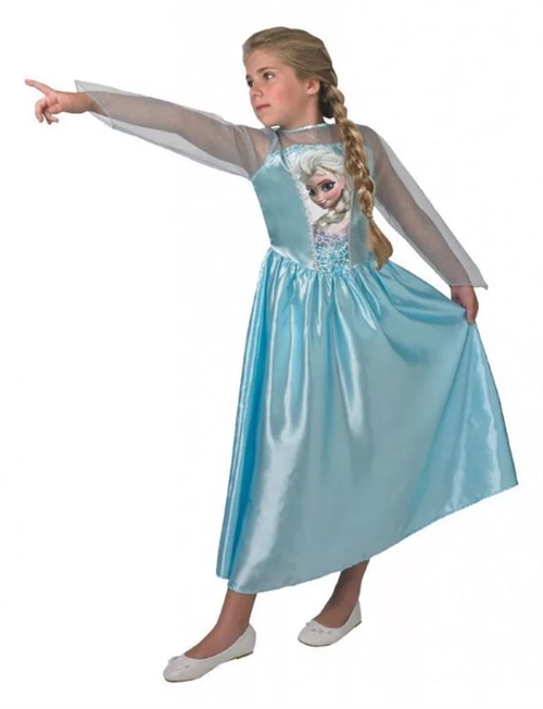 Disney Frost kostume , Elsa , str. 9/10 år