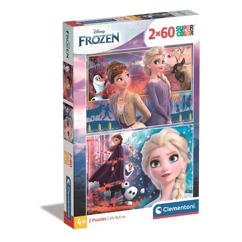 Disney Frost puslespil 2*60 brikker