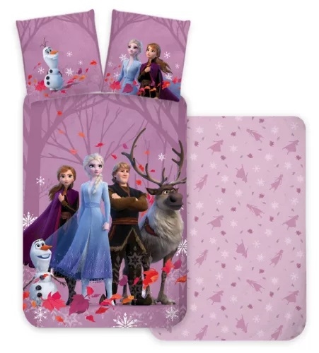 Disney Frost junior sengetøj 100*135 cm/40*60 cm , lilla
