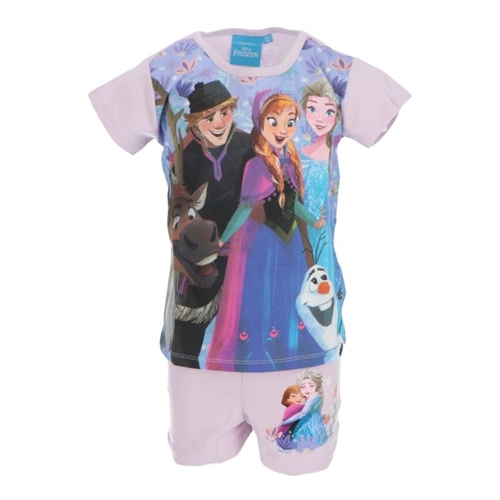 Disney Frost T-shirt og shorts sæt til børn , lilla 