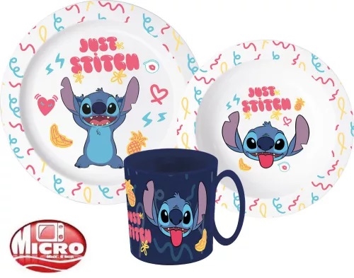 Disney Lilo og Stitch mikroovn spisesæt