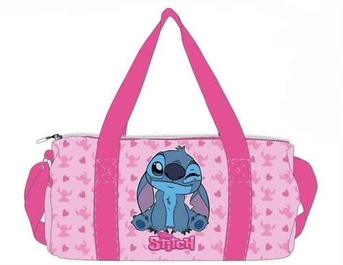 Disney Stitch sportstaske , lyserød