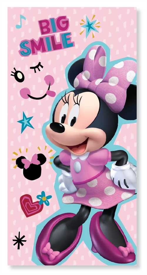 Disney Minnie Mouse Strandhåndklæde, Big Smile