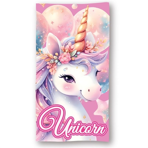Enhjørning - Unicorn strandhåndklæde 