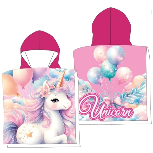 Enhjørning - Unicorn badeponcho , 50 * 100 cm