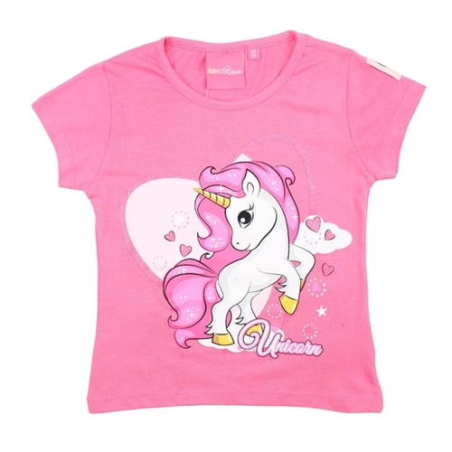 Enhjørning - Unicorn T-shirt , Pink