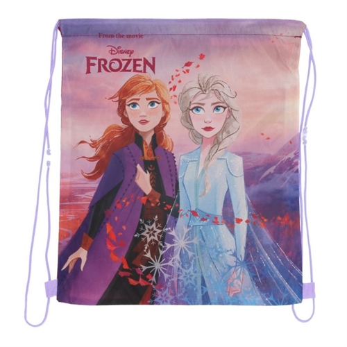 Disney Frost gymnastiktaske lilla , Elsa og Anna 