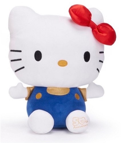 Hello Kitty bamse 50th anniversary 25 cm , blå