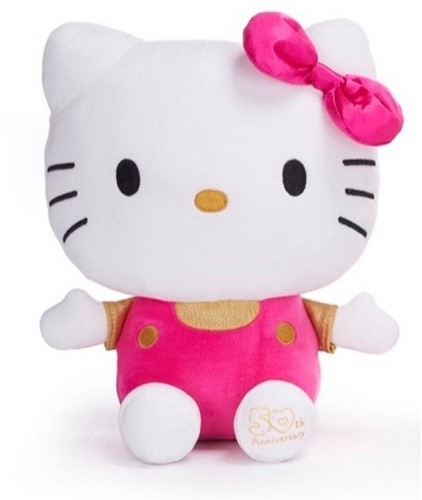 Hello Kitty bamse 50th anniversary 25 cm , pink