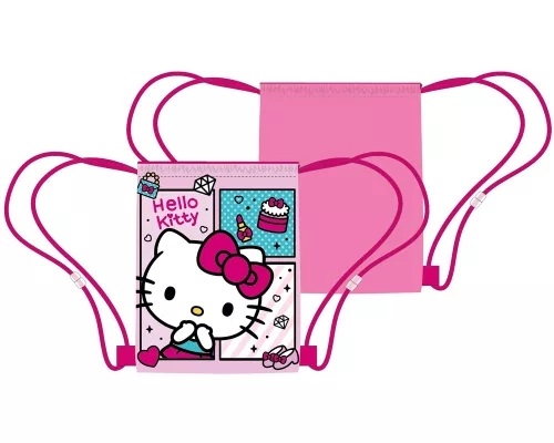 Hello kitty  gymnastiktaske , 40 cm