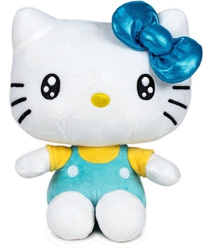 Hello Kitty bamse 50th anniversary 23 cm , blå