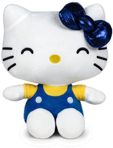 Hello Kitty bamse 50th anniversary 23 cm , navy