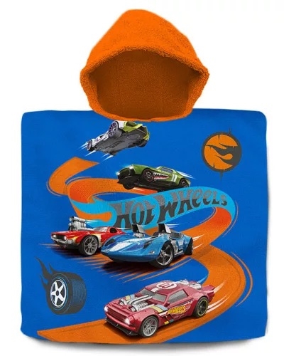 Hot Wheels badeponcho , 60 * 120 cm
