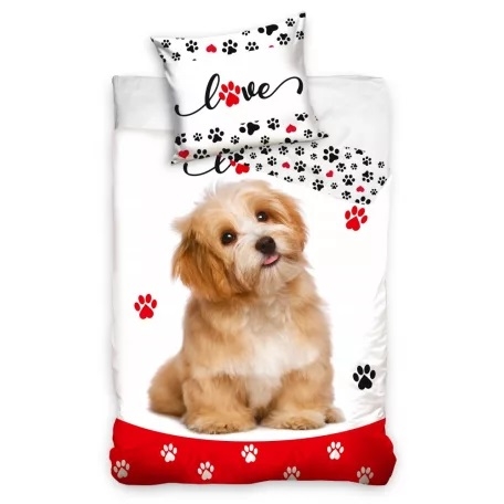 Hunde sengetøj , Love , 140*200 cm/ 70*90 cm