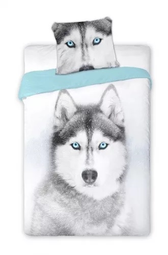 Hunde sengetøj , Husky , 140*200 cm / 70*90 cm