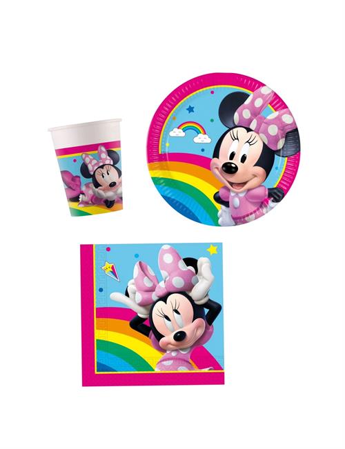 Disney Minnie "Make me smile" fødselsdagspakke til 8 personer
