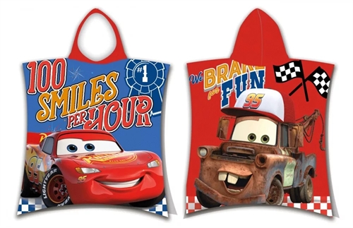 Disney Cars badeponcho , McQueen og Bumle, 50*115 cm