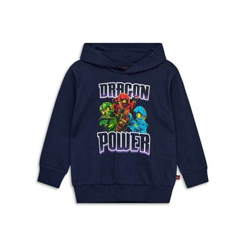 Lego Ninjago sweat hoodie navy Dragon Power,  LWSAKU 105 - 590