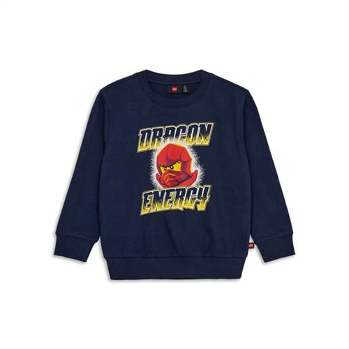 Lego Ninjago sweatshirt navy LWSAKU104 , Dragon Energy