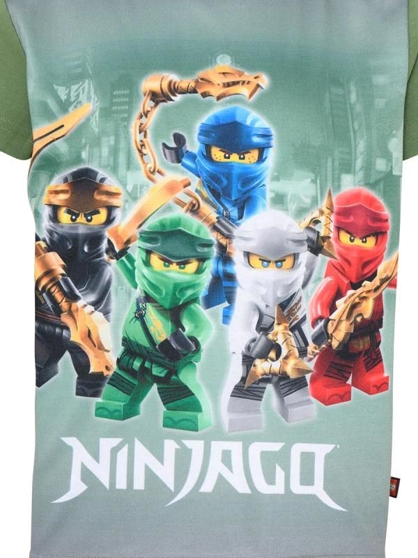 skør Zoo om natten musikalsk Lego Ninjago T-shirt , LWTAYLOR 623- 888 , Grøn