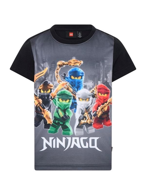 Lego Ninjago T-shirt , LWTAYLOR 623- 995 , sort