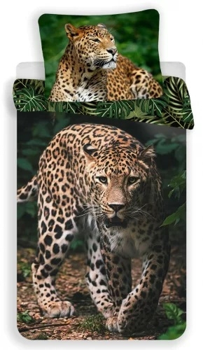 Leopard sengetøj , 140*200 cm/ 70*90 cm