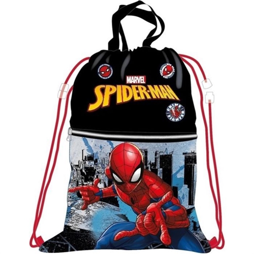 Spiderman gymnastiktaske med håndtag