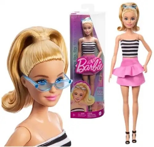 Barbie Fashionista Dukke med stribet top