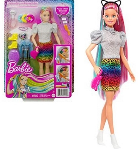 Barbie Dukke Leopard Kjole 