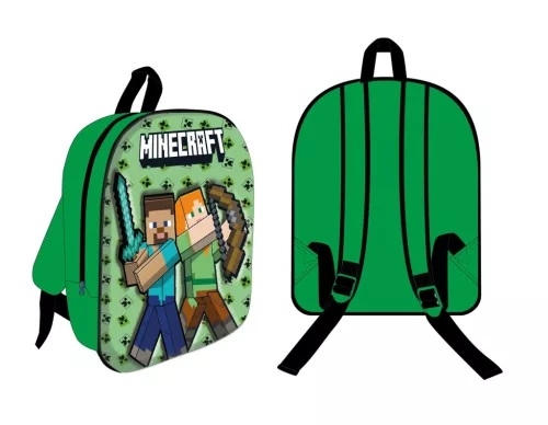 Minecraft rygsæk 3D Alex og Steeve , 30cm