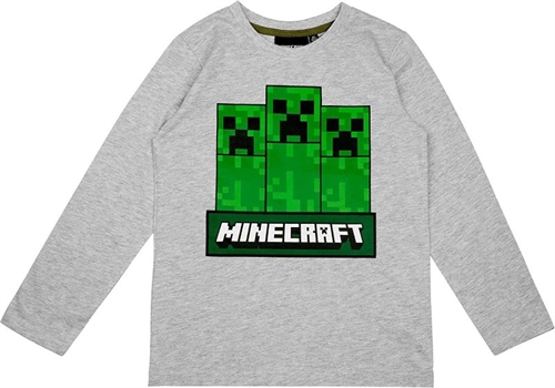 Minecraft bluse Creeper grå