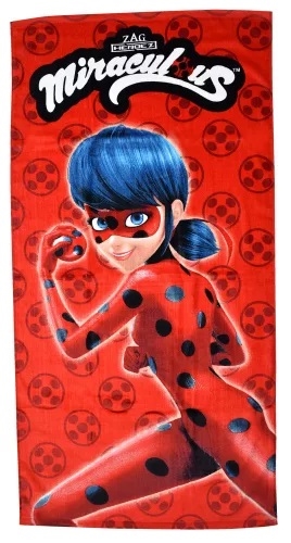 Ladybug badehåndklæde , 70*140cm